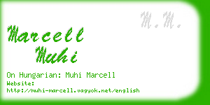 marcell muhi business card